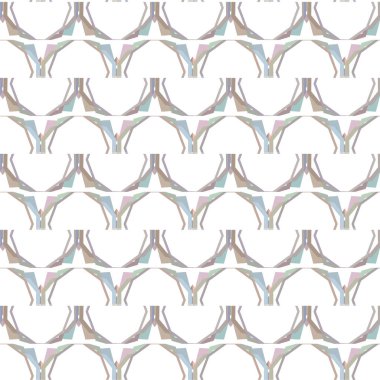 soyut geometrik dikişsiz desen, vektör illüstrasyonu