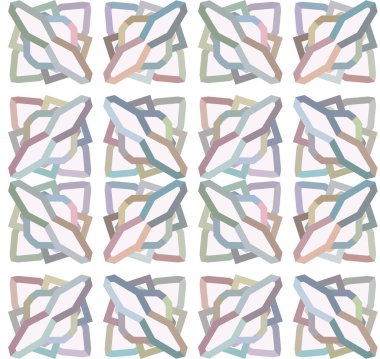 soyut geometrik dikişsiz desen, vektör illüstrasyonu
