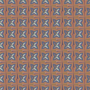 soyut geometrik dikişsiz desen, vektör illüstrasyonu 