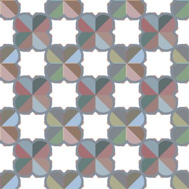 soyut geometrik dikişsiz desen, vektör illüstrasyonu