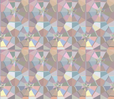 Geometrik soyut dikişsiz desen, vektör illüstrasyonu