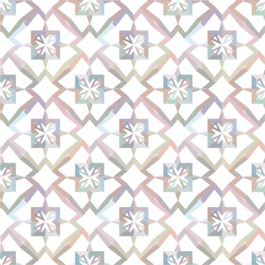 Geometrik soyut dikişsiz desen, vektör illüstrasyonu