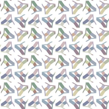 soyut geometrik dikişsiz desen, vektör illüstrasyonu
