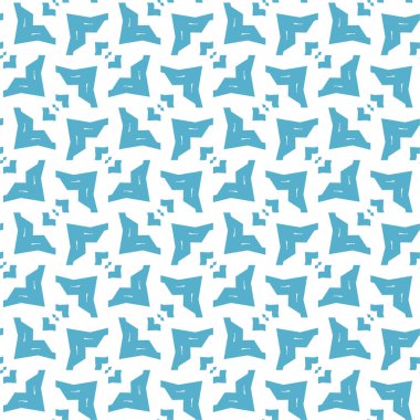 Geometrik şekilli kusursuz desen vektör çizimi