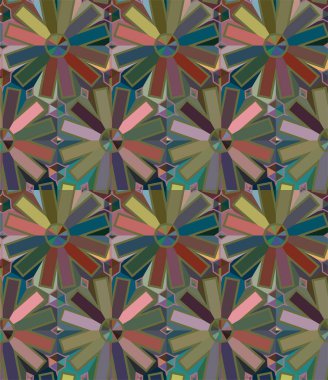 soyut geometrik dikişsiz desen, vektör illüstrasyonu