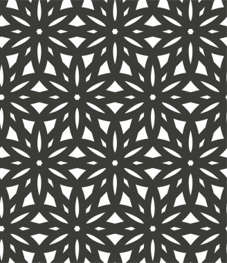 Geometrik soyut dikişsiz desen, vektör illüstrasyonu