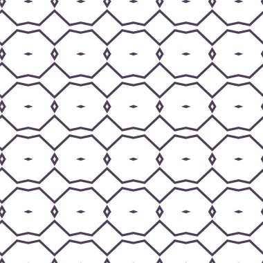 Geometrik soyut dikişsiz desen, vektör illüstrasyonu