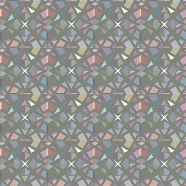 soyut geometrik dikişsiz desen, vektör illüstrasyonu