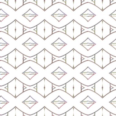 soyut geometrik dikişsiz desen, vektör illüstrasyonu