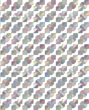 Soyut elementlerle kusursuz vektör deseni