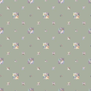 Geometrik şekilli kusursuz desen vektör çizimi  