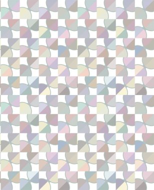 Geometrik soyut dikişsiz desen, vektör illüstrasyonu