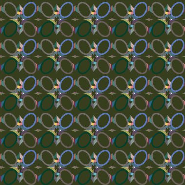 soyut geometrik dikişsiz desen, vektör illüstrasyonu