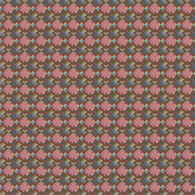 soyut geometrik dikişsiz desen, vektör illüstrasyonu