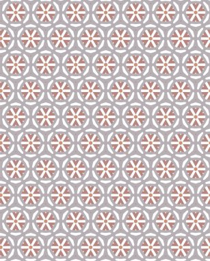 Geometrik şekilli kusursuz desen vektör çizimi