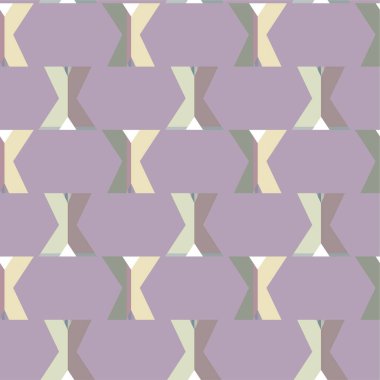 Geometrik soyut dikişsiz desen, vektör illüstrasyonu