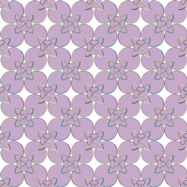 soyut geometrik dikişsiz desen, vektör illüstrasyonu