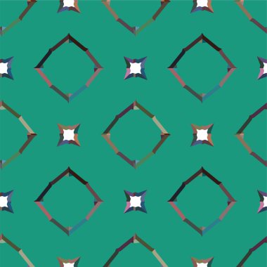 soyut geometrik dikişsiz desen, vektör illüstrasyonu