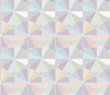 Geometrik soyut dikişsiz desen, vektör illüstrasyonu