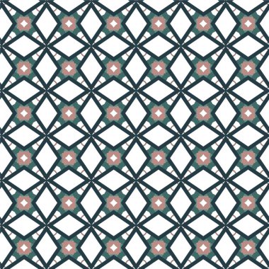 soyut geometrik dikişsiz desen, vektör illüstrasyonu