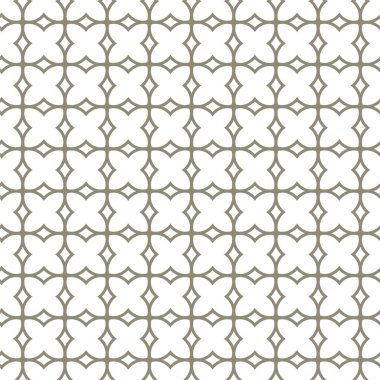 Geometrik soyut dikişsiz desen, vektör illüstrasyonu