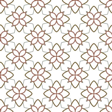 soyut geometrik dikişsiz desen, vektör illüstrasyonu