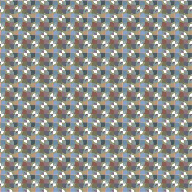 Geometrik şekilli kusursuz desen vektör çizimi