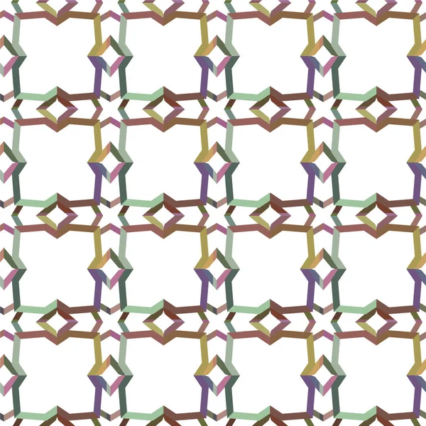 Resumo Padrão Geométrico Sem Costura Ilustração Vetorial —  Vetores de Stock