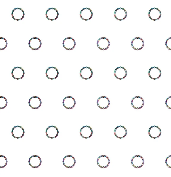 Nahtlose Muster Mit Geometrischen Formen Vektorillustration — Stockvektor