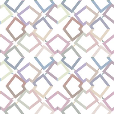 Geometrik şekilli kusursuz desen vektör çizimi  
