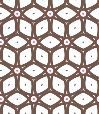 Geometrik soyut dikişsiz desen, vektör illüstrasyonu