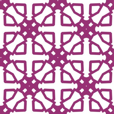 Geometrik şekilli kusursuz desen vektör çizimi