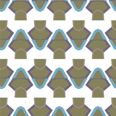 soyut geometrik dikişsiz desen, vektör illüstrasyonu