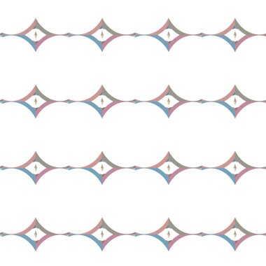 soyut geometrik dikişsiz desen, vektör illüstrasyonu 