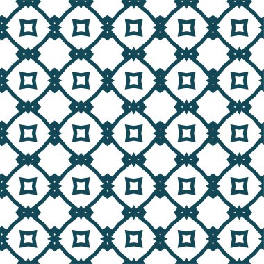 Geometrik şekilli kusursuz desen vektör çizimi