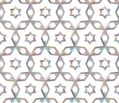 Geometrik şekilli kusursuz desen vektör çizimi  