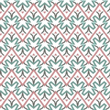 soyut geometrik dikişsiz desen, vektör illüstrasyonu