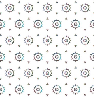 soyut geometrik dikişsiz desen, vektör illüstrasyonu