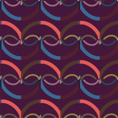 soyut geometrik dikişsiz desen, vektör illüstrasyonu 