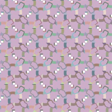 Geometrik soyut dikişsiz desen, vektör illüstrasyonu