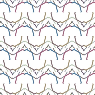 Soyut elementlerle kusursuz vektör deseni