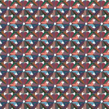soyut geometrik dikişsiz desen, vektör illüstrasyonu