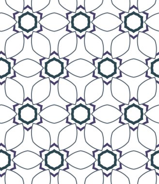 soyut geometrik dikişsiz desen, vektör illüstrasyonu