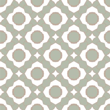 Geometrik şekilli kusursuz desen vektör çizimi