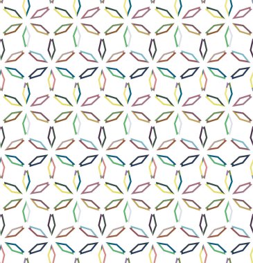 soyut geometrik dikişsiz desen, vektör illüstrasyonu 