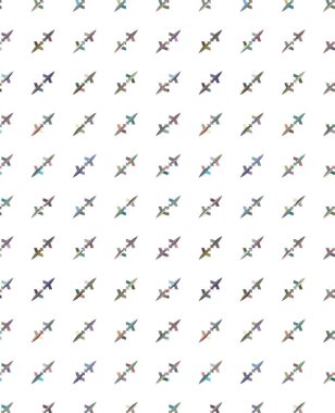 soyut geometrik dikişsiz desen, vektör illüstrasyonu