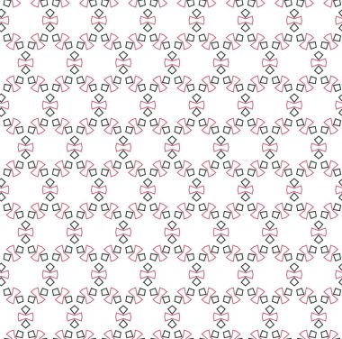 soyut geometrik dikişsiz desen, vektör illüstrasyonu