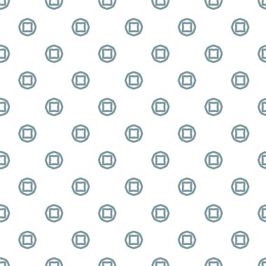 Geometrik şekilli kusursuz desen vektör çizimi  