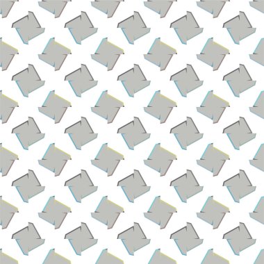 soyut geometrik dikişsiz desen, vektör illüstrasyonu