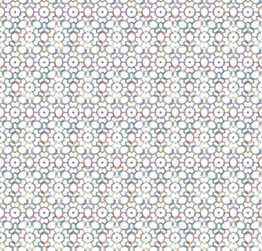 Geometrik soyut dikişsiz desen, vektör illüstrasyonu